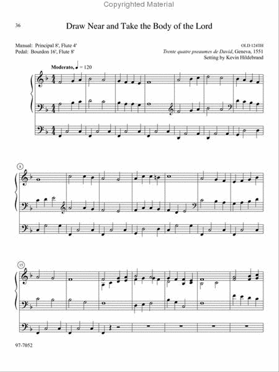 Musica Sacra: Easy Hymn Preludes for Organ, Vol. 3