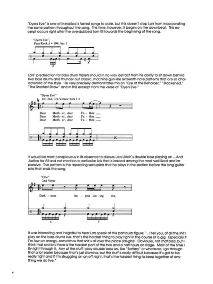 And Justice For All - Drums Drums scores gallery preview page 5