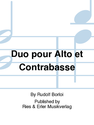 Duo pour Alto et Contrabasse