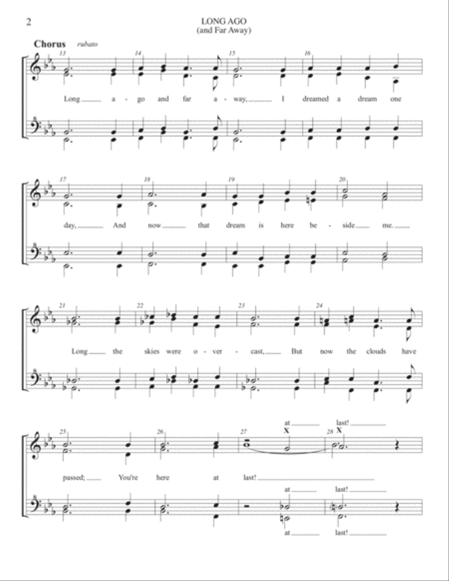 Long Ago (and Far Away) Small Ensemble scores gallery preview page 2