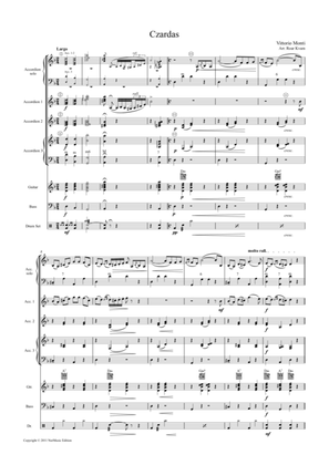 Monti: Czardas (Accordian solo with Accordian Orchestra)