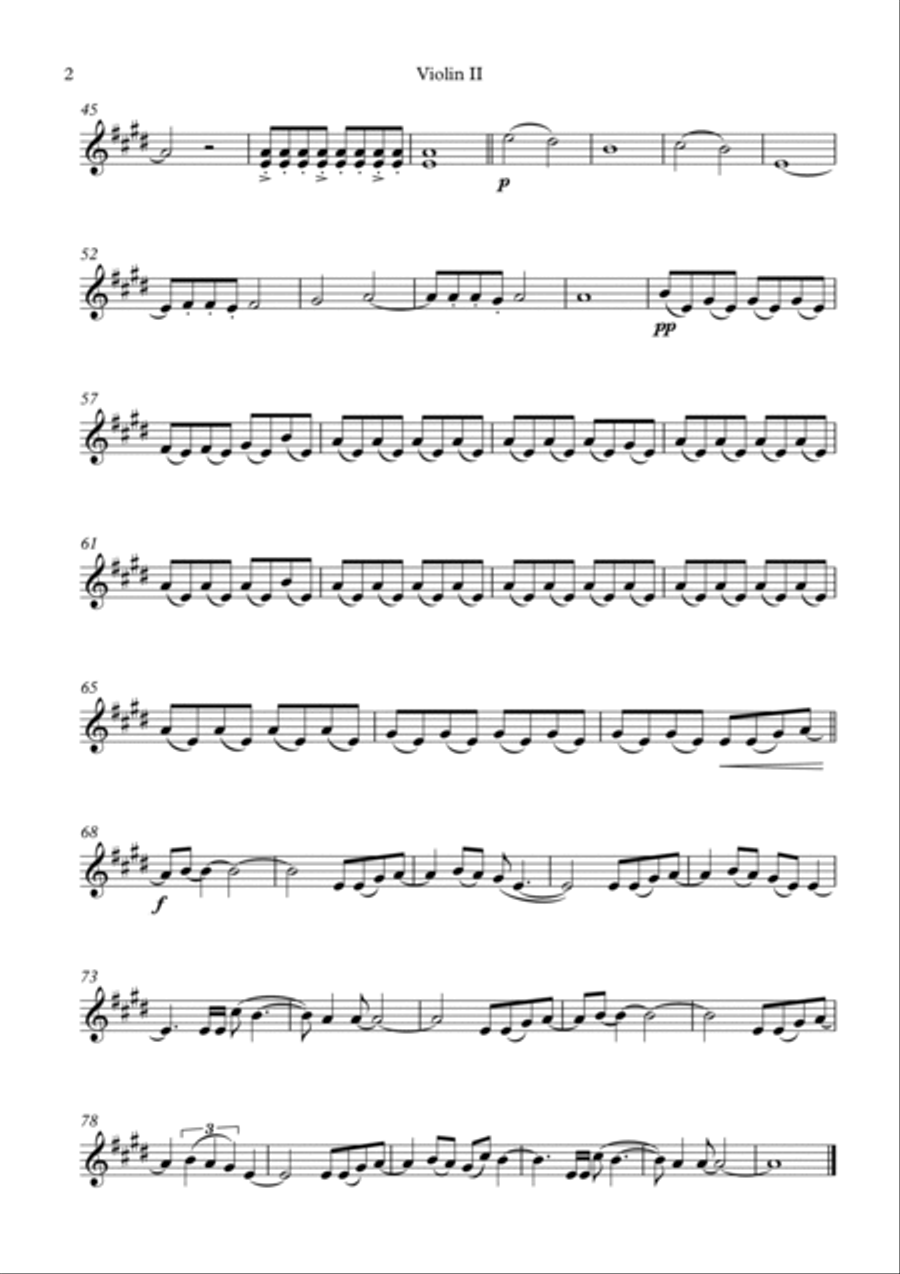 Eu Te Agradeco String Quartet scores gallery preview page 4