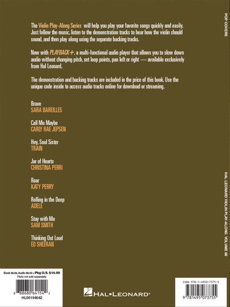 Pop Covers Violin scores gallery preview page 6