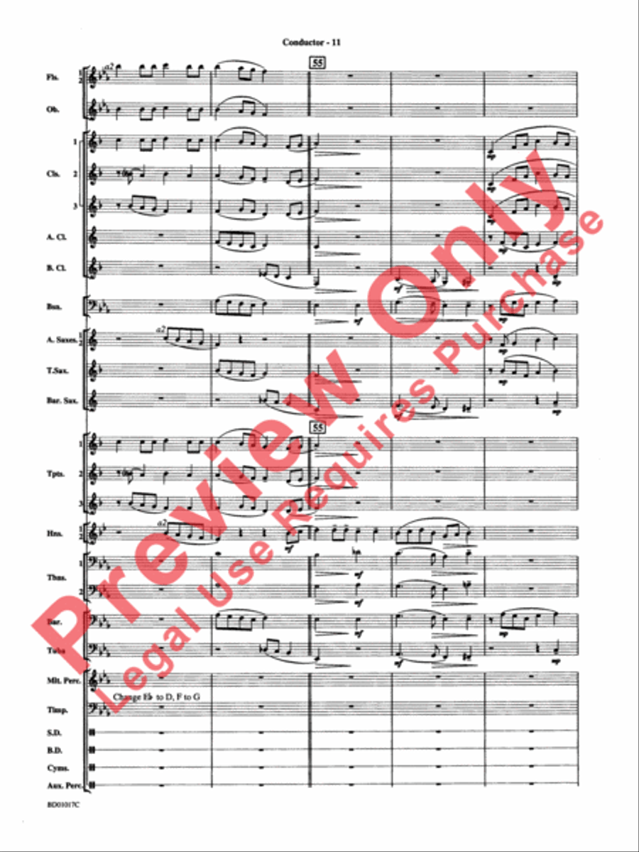 Outback Fantasy Outback Fantasy Concert Band scores gallery preview page 14