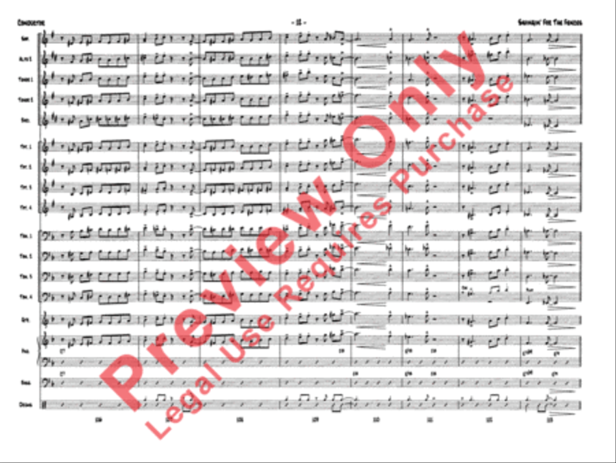 Swingin' for the Fences Jazz Ensemble scores gallery preview page 14