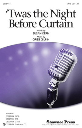 Book cover for 'Twas the Night Before Curtain
