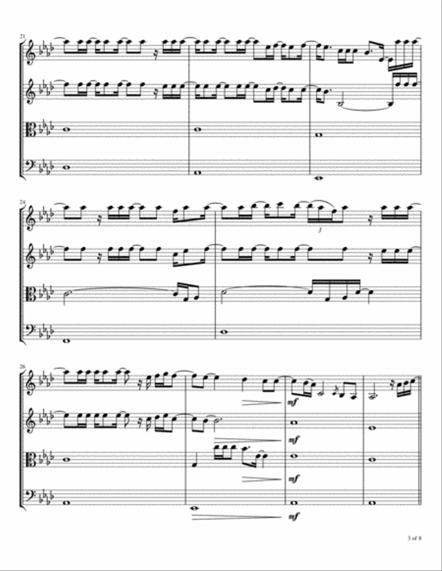 There Was Jesus String Quartet scores gallery preview page 4