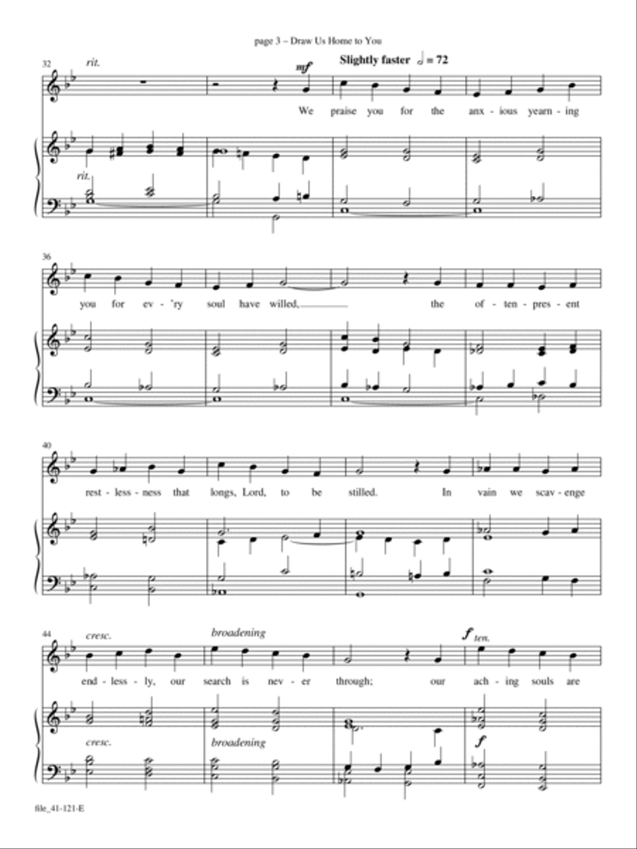 Draw Us Home to You Voice Solo scores gallery preview page 3
