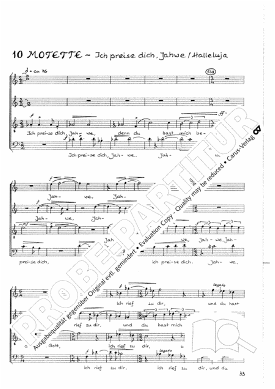 Namen-Gottes-Litanei Mixed Choir scores gallery preview page 34