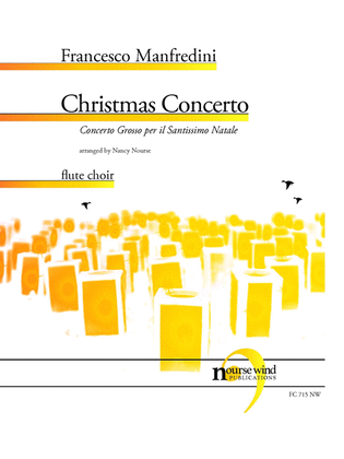 Book cover for Christmas Concerto for Flute Choir