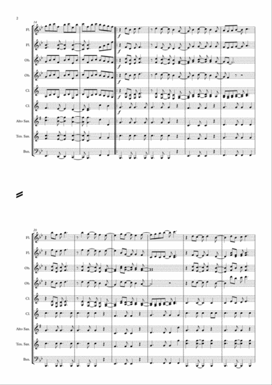 Here Comes The Sun Small Ensemble scores gallery preview page 2