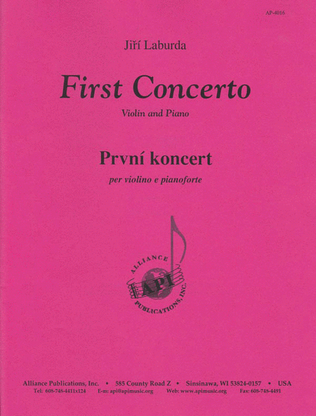 First Concerto/prvni Koncert - Vln Solo