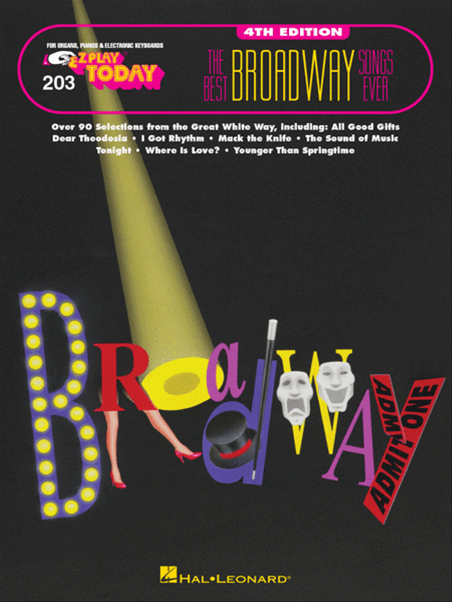 The Best Broadway Songs Ever - 4th Edition Voice scores gallery preview page 1