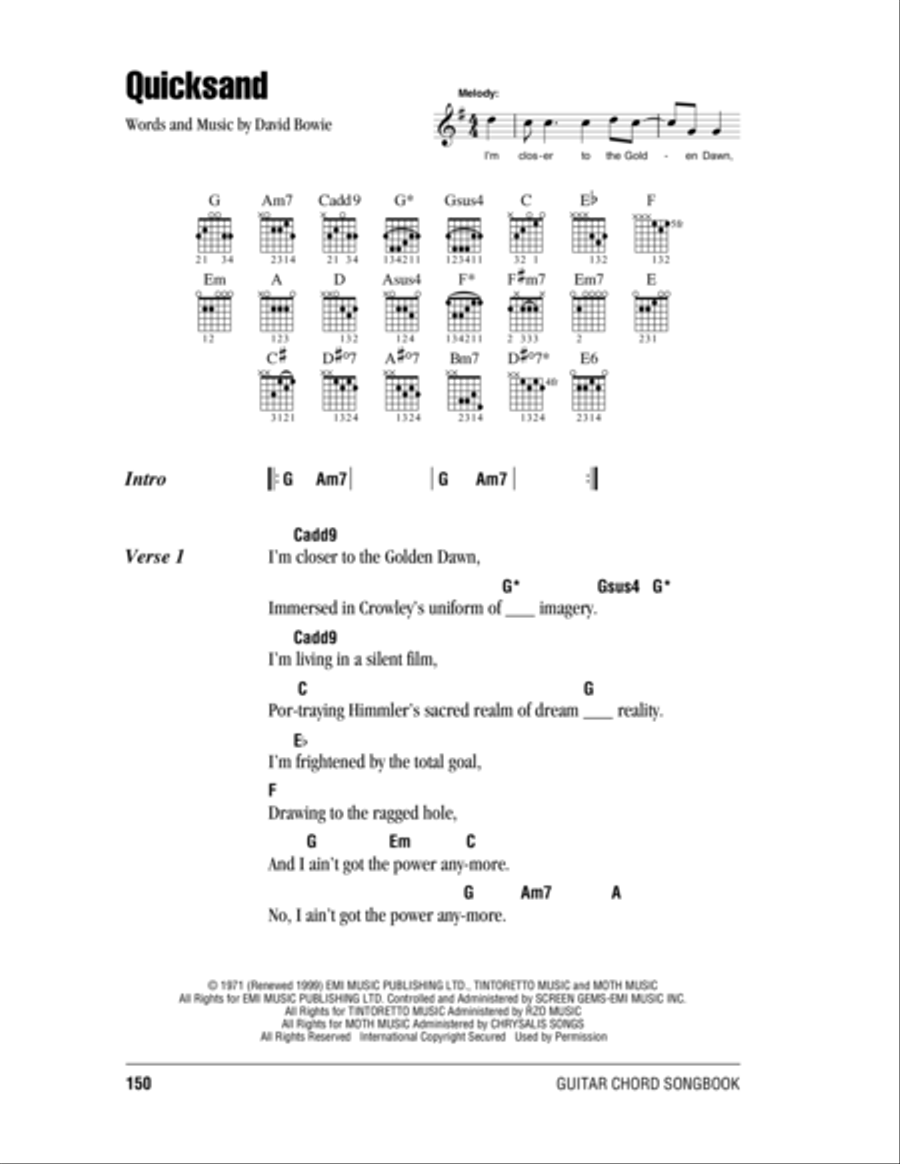 Quicksand Acoustic Guitar scores gallery preview page 1
