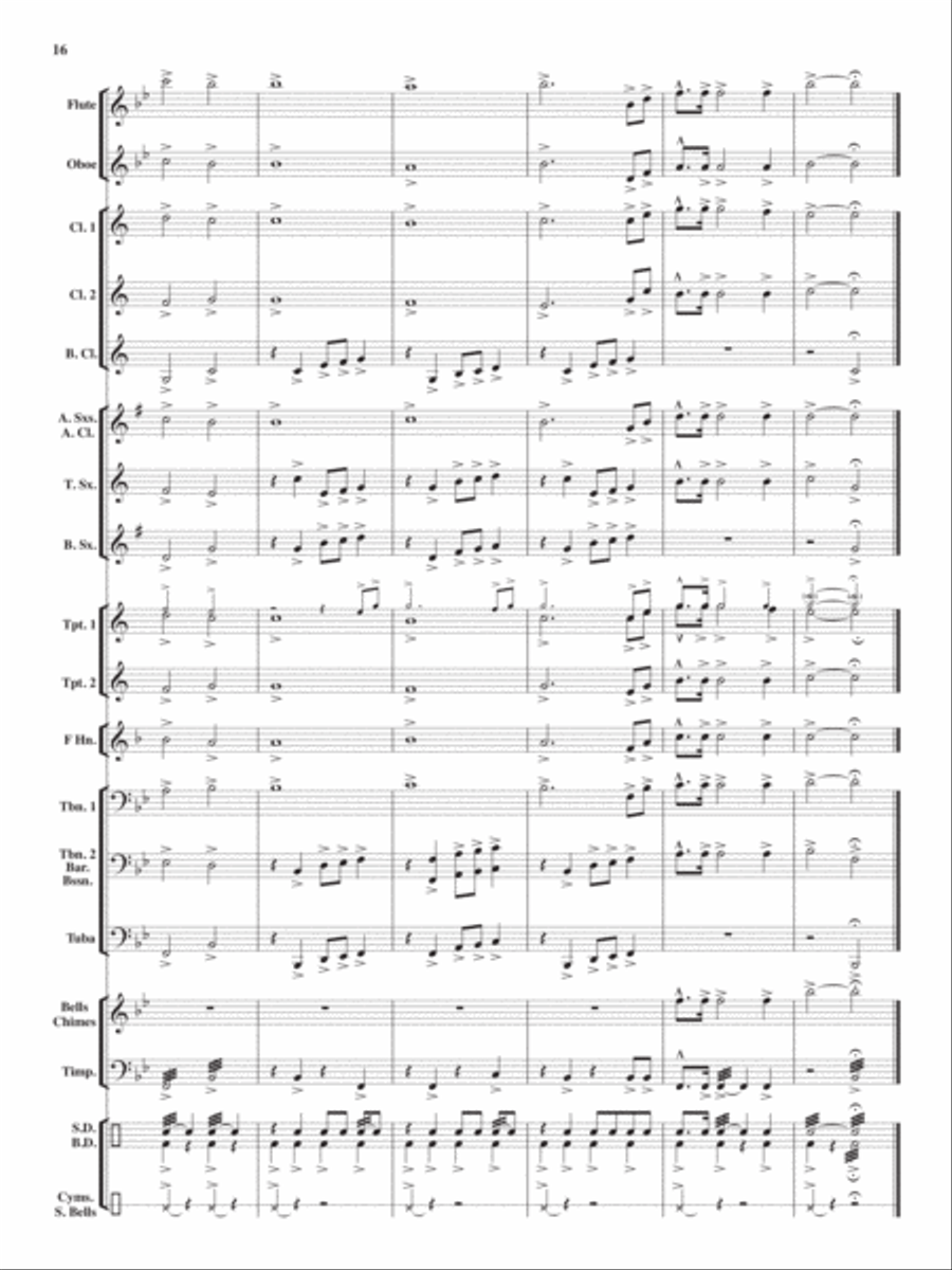 An Angelic Christmas An Angelic Christmas Concert Band scores gallery preview page 15