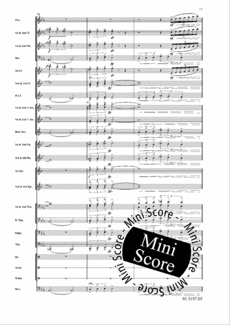 Joy Ride Concert Band scores gallery preview page 21