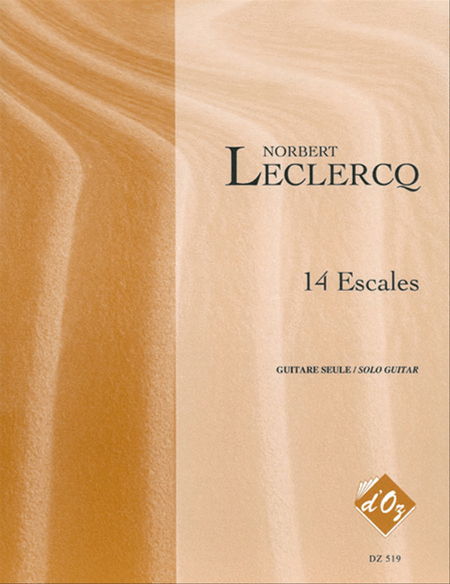 14 Escales Classical Guitar scores gallery preview page 1