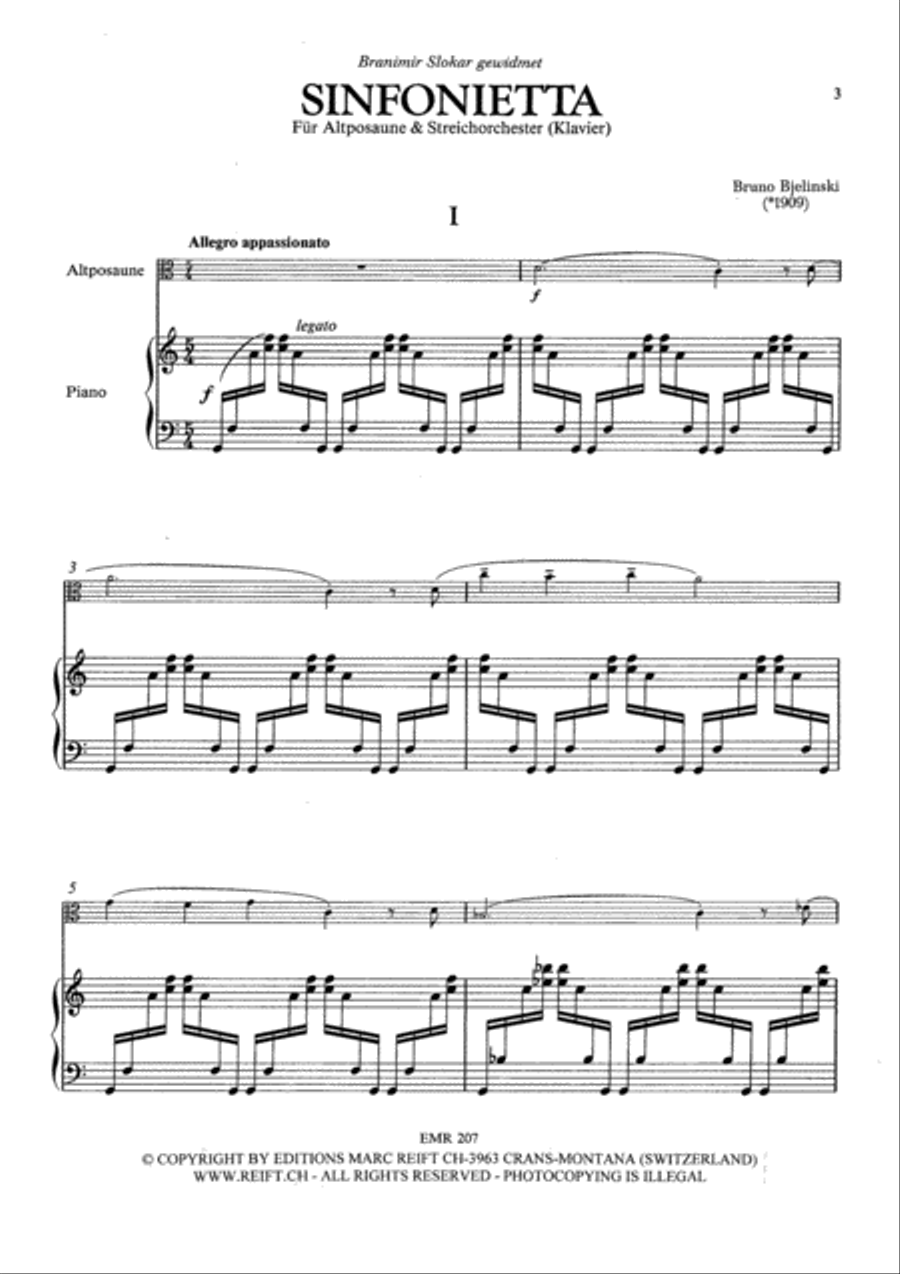 Sinfonietta Sinfonietta Piano Accompaniment scores gallery preview page 3