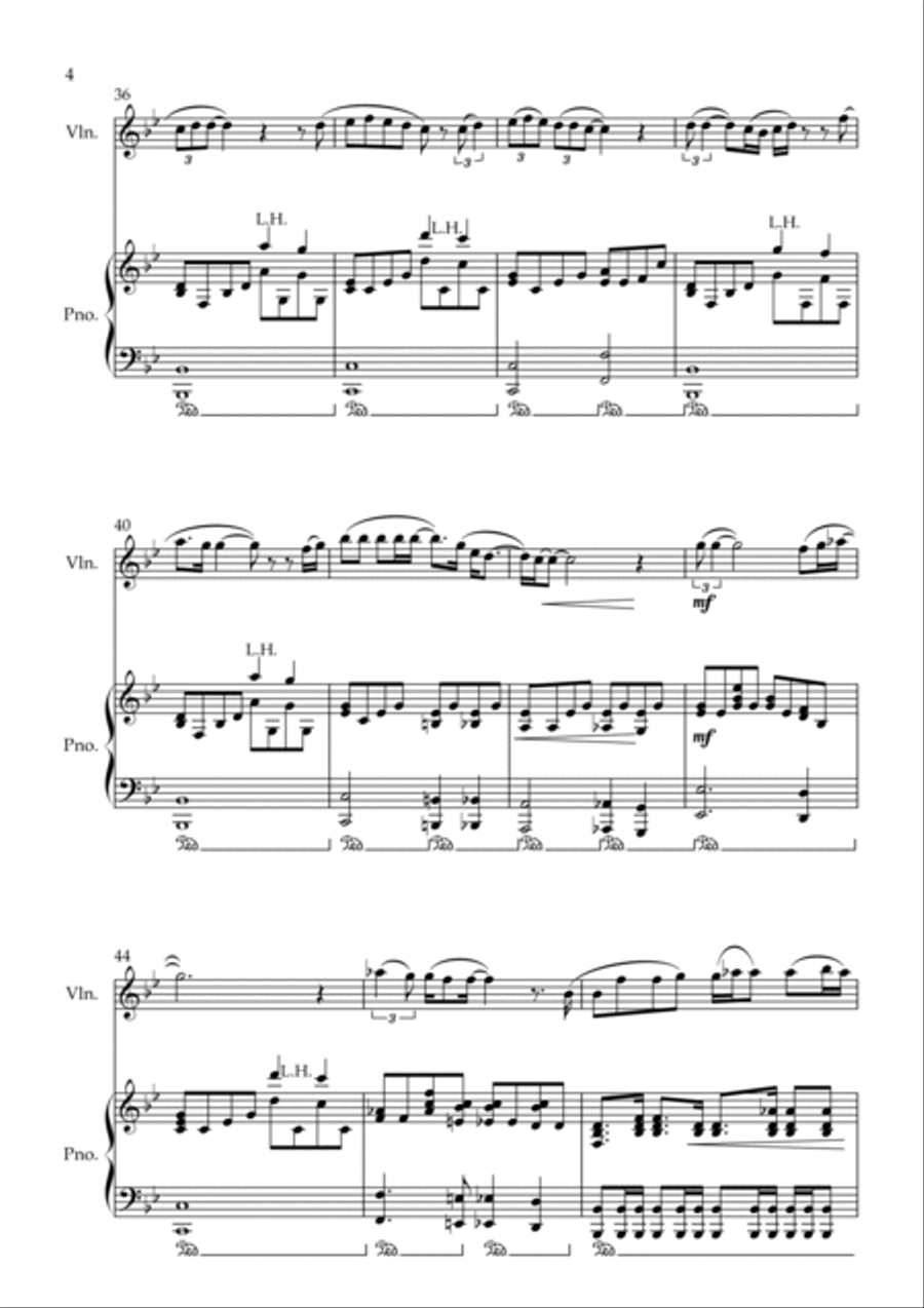 Bohemian Rhapsody Bohemian Rhapsody Violin Solo scores gallery preview page 4