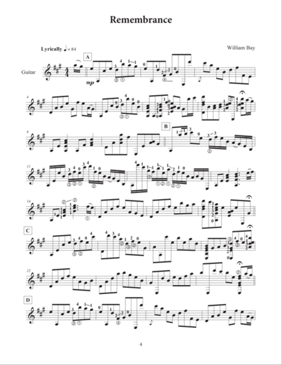 Achieving Guitar Artistry - Concert Solos Flatpicking Guitar scores gallery preview page 5