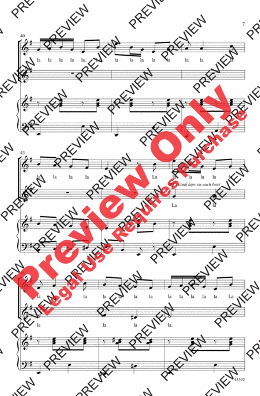 A la Media Noche A la Media Noche 2-Part scores gallery preview page 14