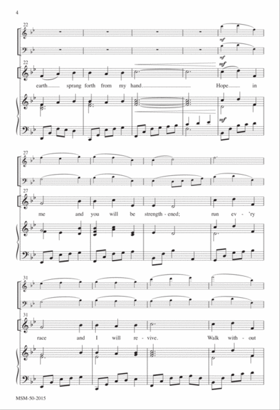 Hope in Me Hope in Me Unison Choir scores gallery preview page 3