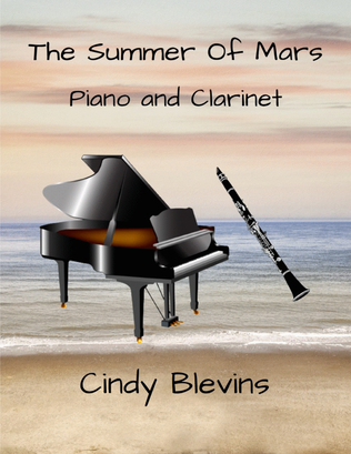Book cover for The Summer of Mars, for Piano and Clarinet