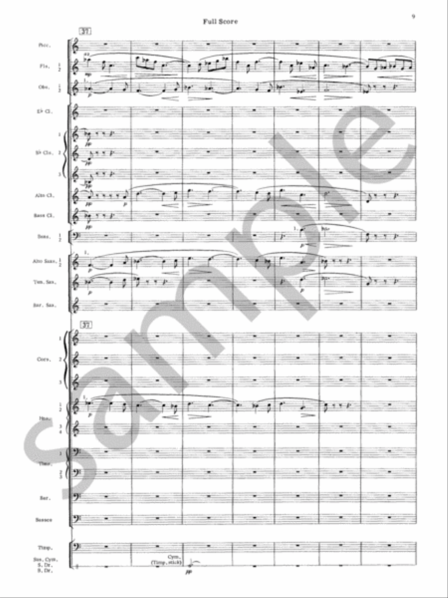 O Cool Is the Valley Concert Band scores gallery preview page 11