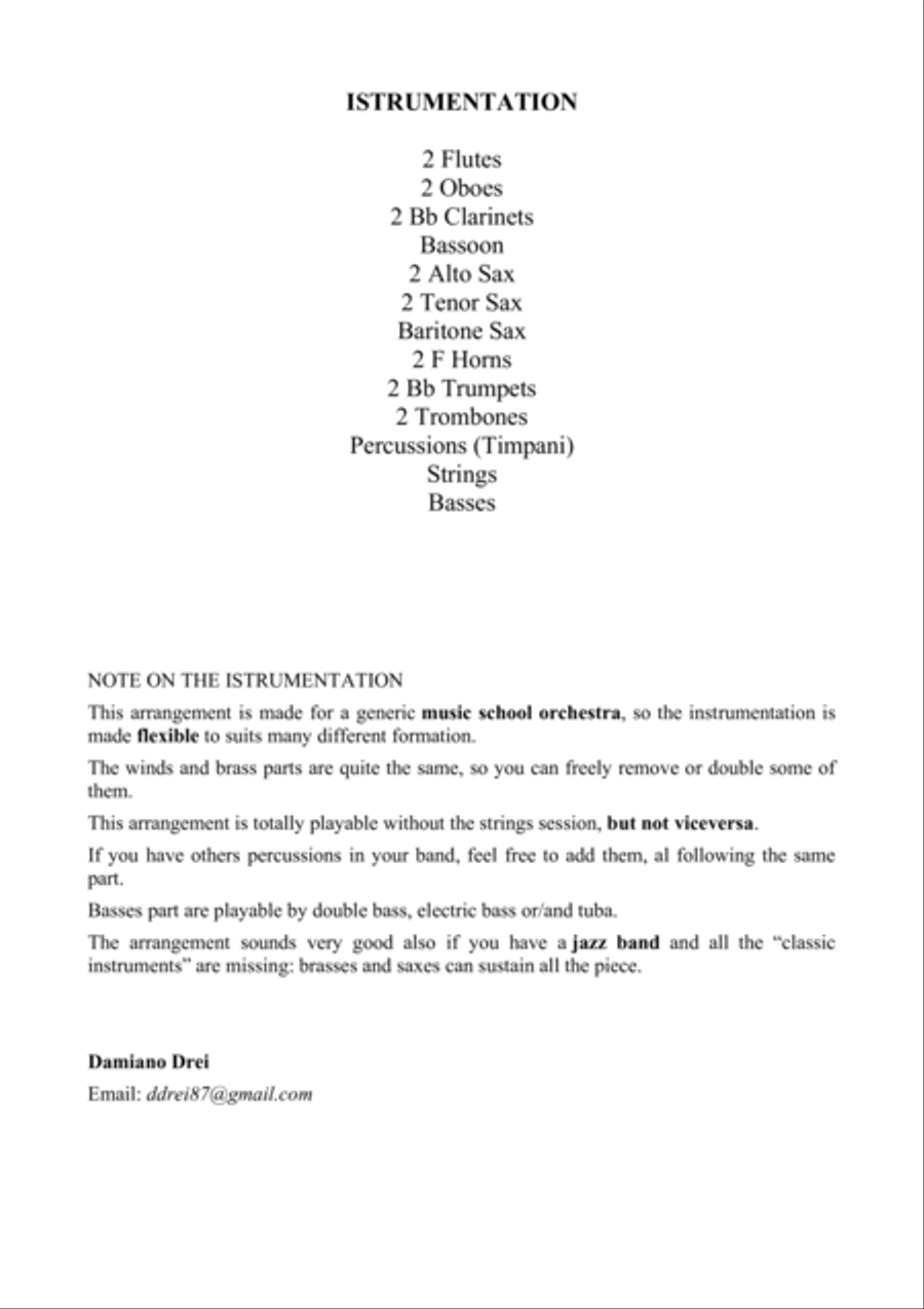 Ode to Joy (Europe Anthem) - Flexible instrumentation Full Orchestra scores gallery preview page 2