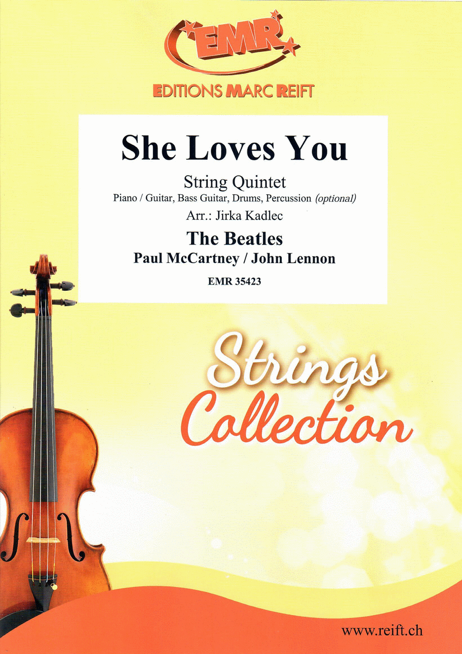 She Loves You String Quintet scores gallery preview page 1
