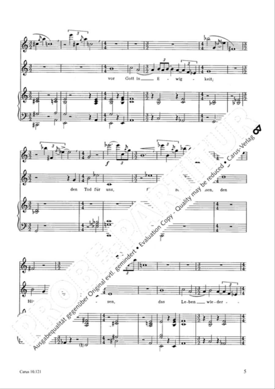 The only Son from Heaven (Herr Christ, der einig Gotts Sohn) Unison Choir scores gallery preview page 6