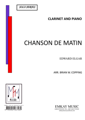 CHANSON DE MATIN – CLARINET & PIANO