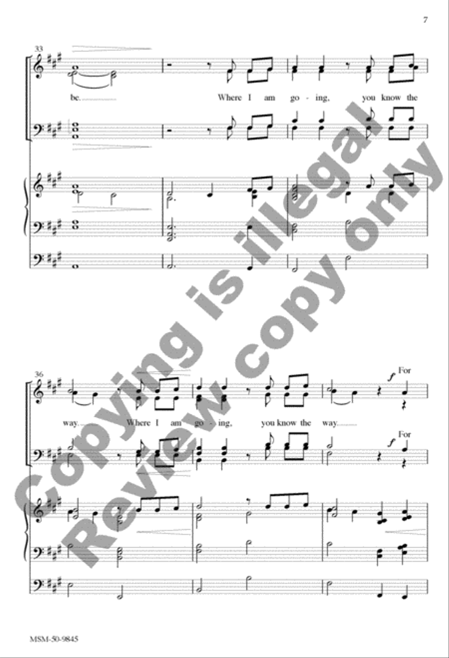 In My Father's House 4-Part scores gallery preview page 14