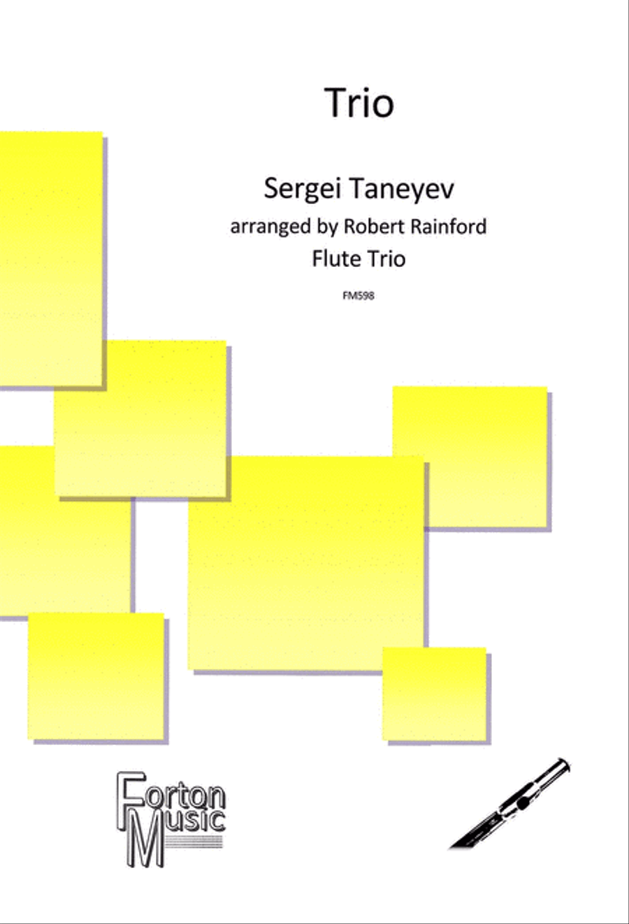 Trio Op. 21 Trio Op. 21 Flute Trio scores gallery preview page 1