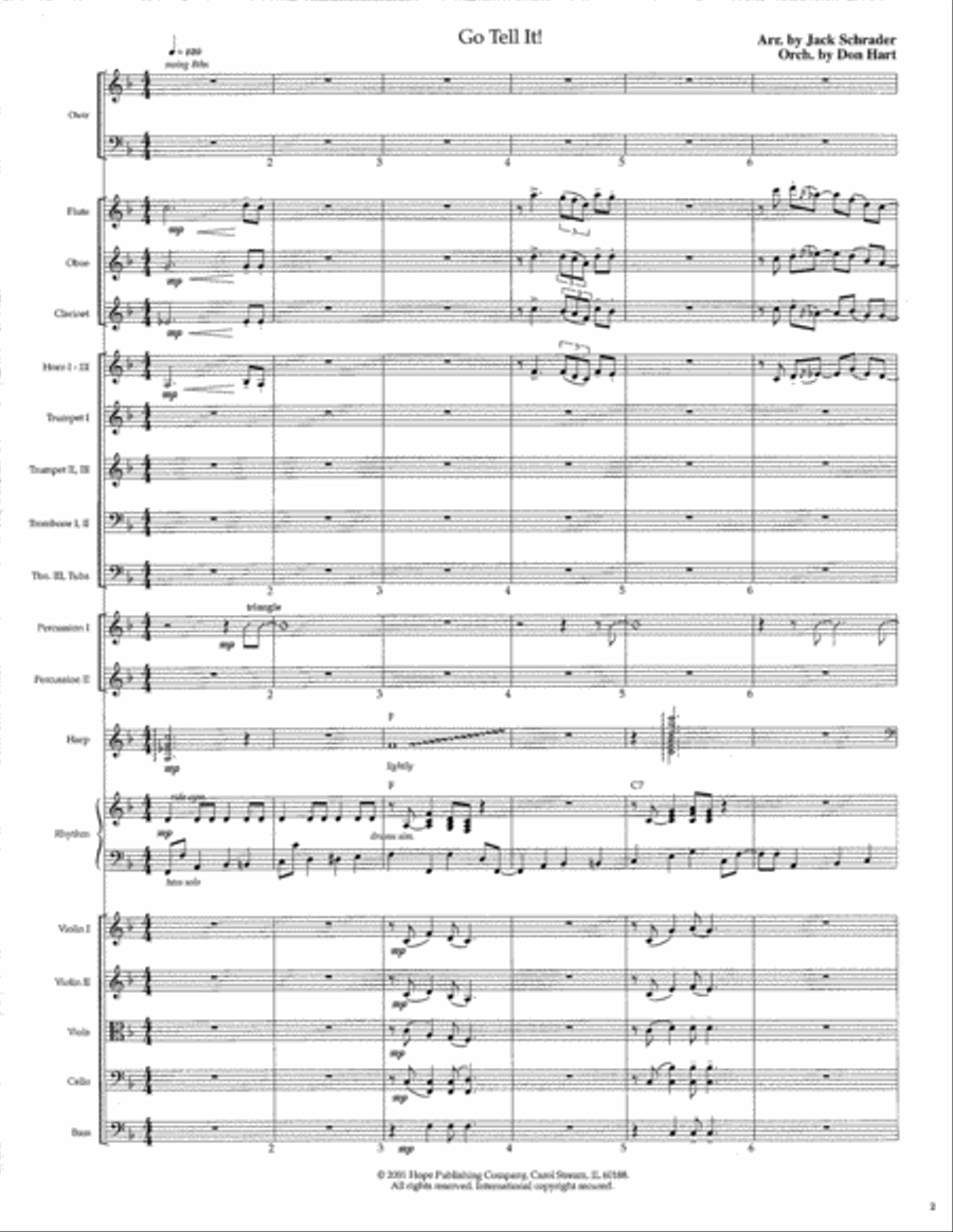 Go Tell It! SSATB scores gallery preview page 3