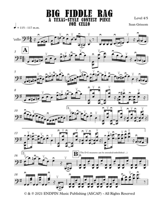 Big Fiddle Rag (a Texas-Style Contest piece for cello)