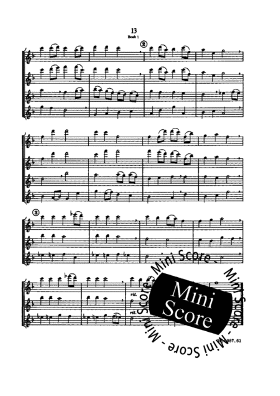 Jeunes Musiciens 1 (Flex 3) Flute Trio scores gallery preview page 17