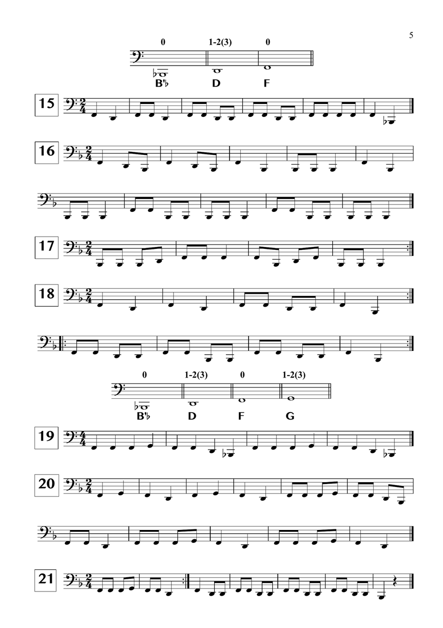 BBb Tuba Book for Kids BBb Tuba Book for Kids Tuba scores gallery preview page 5
