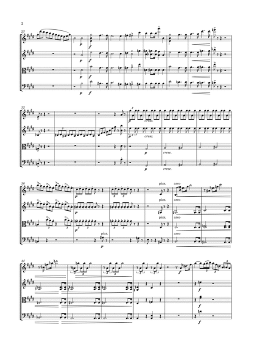 Zitterbart - String Quartet No.16 in E major image number null
