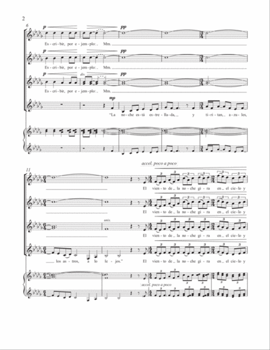 Nocturne Nocturne SSAA scores gallery preview page 3