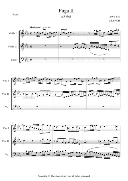 Fuga II (BWV 847)