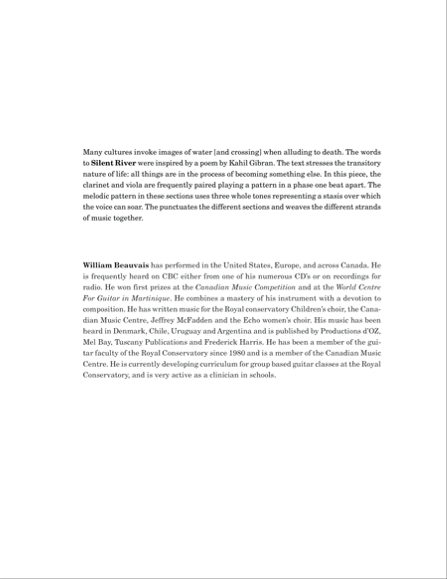 Silent River Classical Guitar scores gallery preview page 2