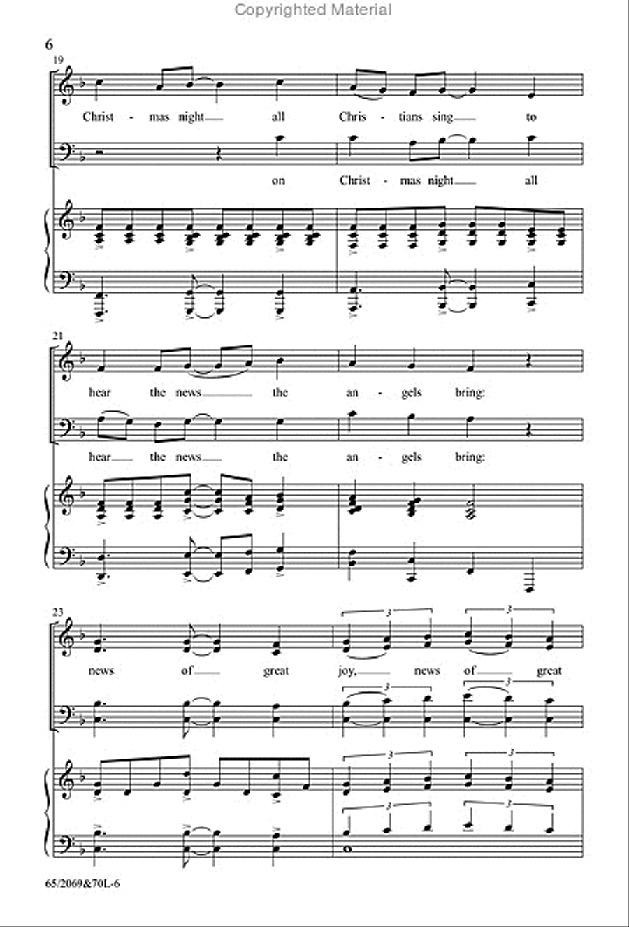 A Noel Celebration A Noel Celebration 4-Part scores gallery preview page 4