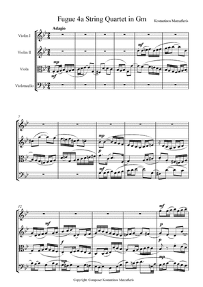 Fugue 4a String Quartet