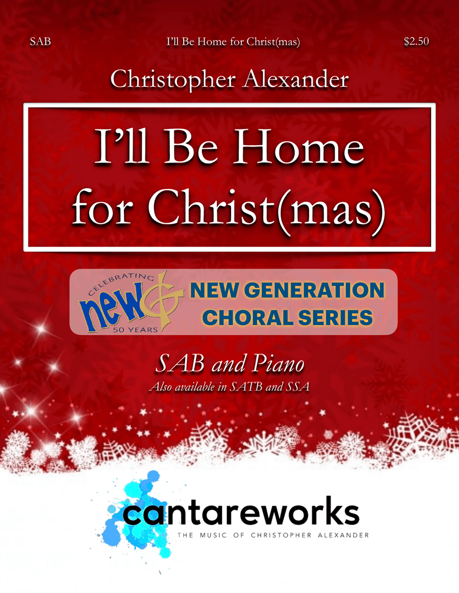 I'll Be Home For Christmas 3-Part scores gallery preview page 1