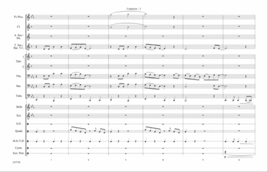 21 Guns: Score Marching Band scores gallery preview page 2