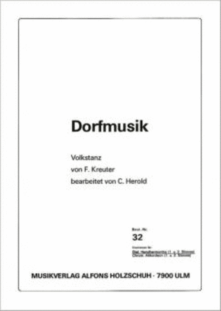 Dorfmusik, Volkstanz Dorfmusik, Volkstanz Accordion scores gallery preview page 1