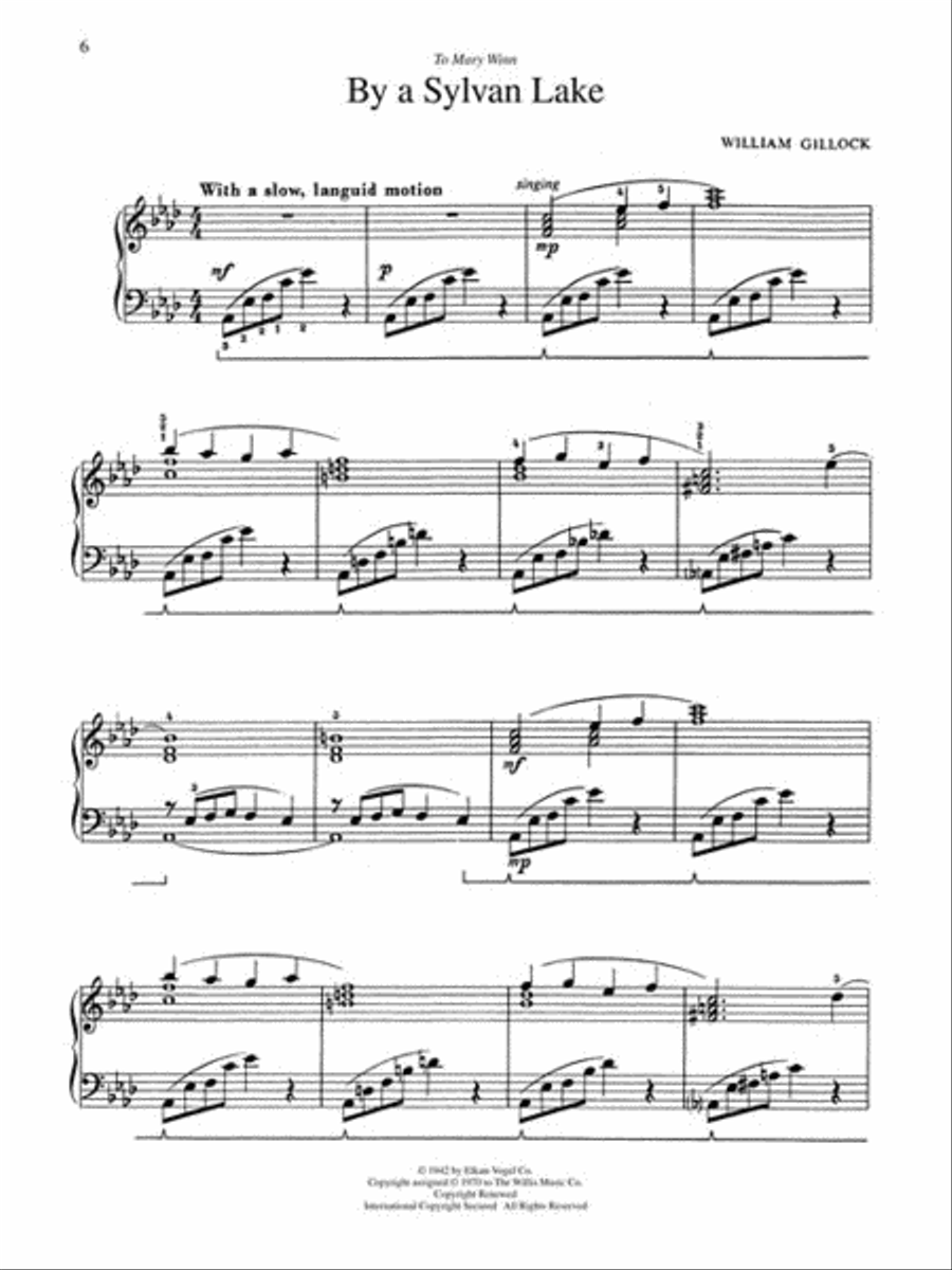Accent on Gillock Volume 6 Piano Method scores gallery preview page 5