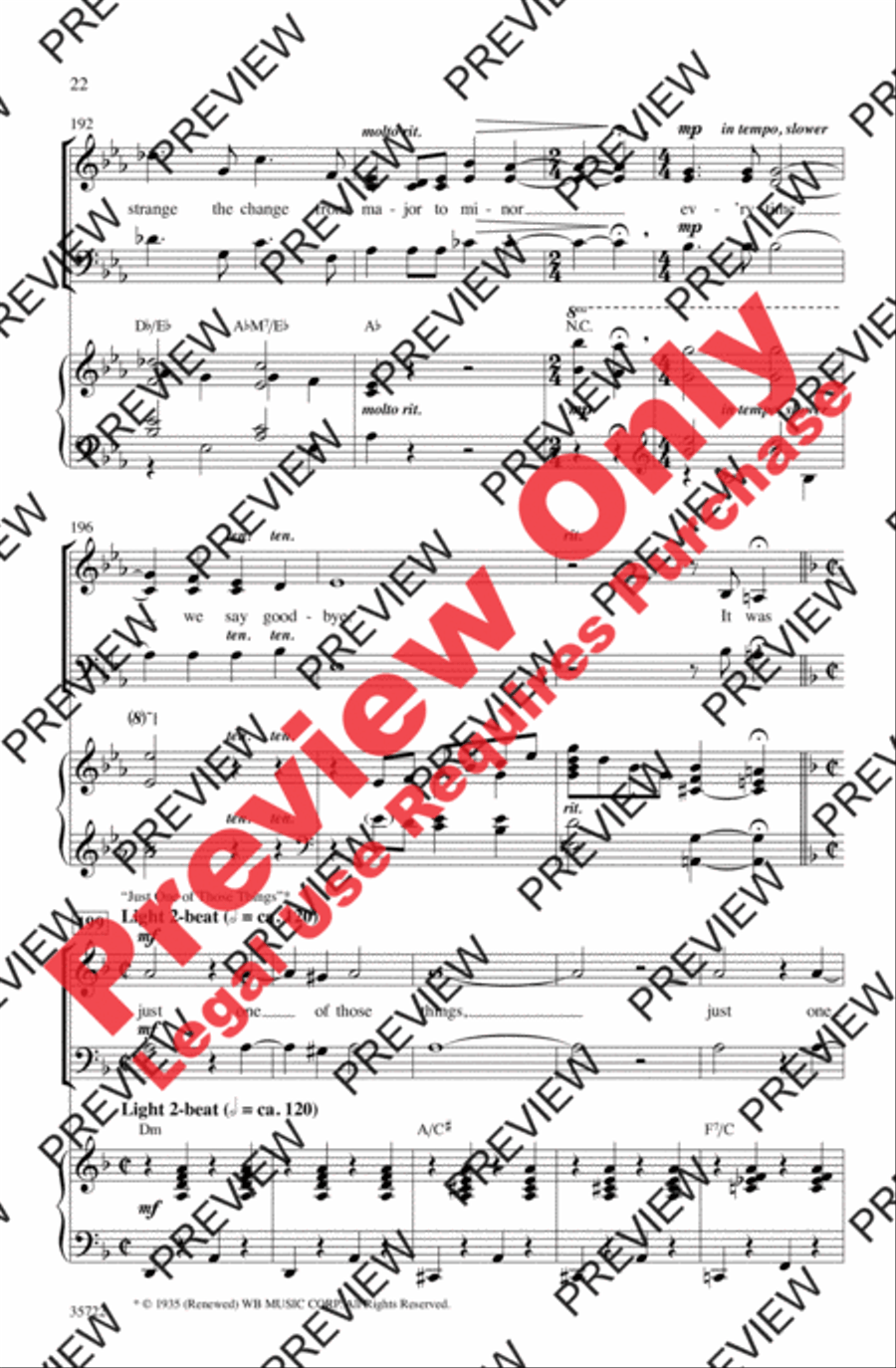 Let's Fall in Love 3-Part scores gallery preview page 22