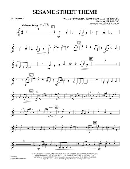 Sesame Street Theme - Bb Trumpet 1
